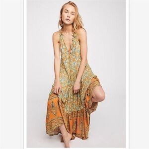 Spell and the Gypsy Collective Gold Delirium Dress Medium